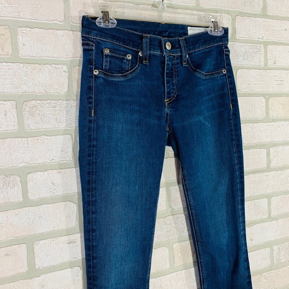 Rag & Bone Skinny Jeans in Bedford Wash Size 26 - Picture 6 of 11